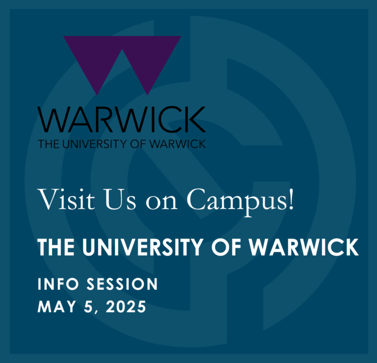 Visit Us on Campus! – The University of Warwick