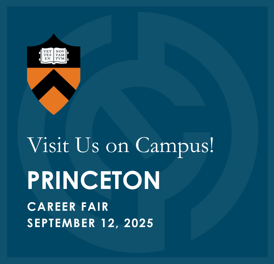 Visit Us on Campus! – Princeton University Career Fair - September 12, 2025